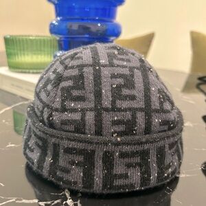 FENDI beanie in ZUCCA print